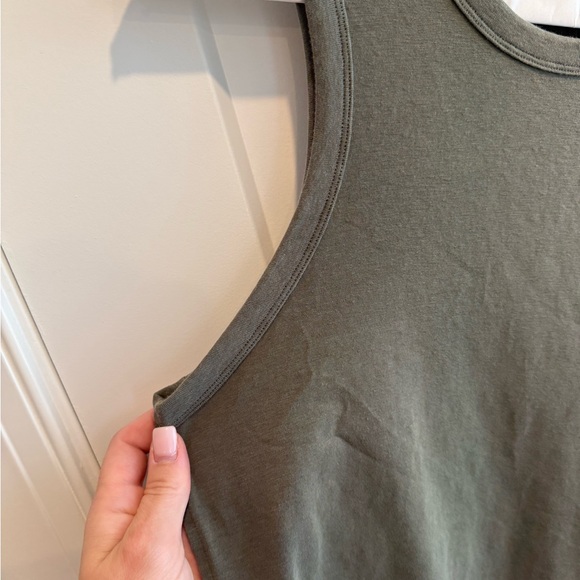 Classic-Fit Cotton-Blend Tank Top - lululemon army green - Picture 4 of 8